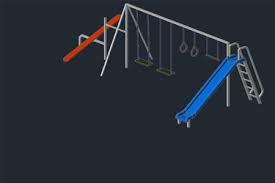 Drawing about , playground for children dwg with this drawing example. Playground Dwg Dwgdownload Com