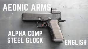 FIRST STAINLESS STEEL GLOCK COMPATIBLE FRAME - AEONIC ARMS ALPHA COMP -  YouTube