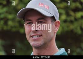 Wentworth, Surrey, UK. 13th Sep, 2023. Tom Holland and his brother watch  brother Sam tee off