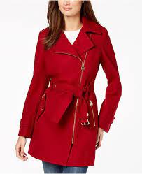 An asymmetrical closure at the front creates a sleek silhouette on this classic belted coat from michael michael kors. Michael Kors Asymmetrical Belted Coat Reviews Coats Women Macy S Asymmetrical Coat Coats For Women Fashion