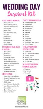 And For Summer Brides We Re Getting Close To Wedding Crunch Time Those Last Couple Of Months Wedding Day Checklist Bride Emergency Kit Wedding Emergency Kit