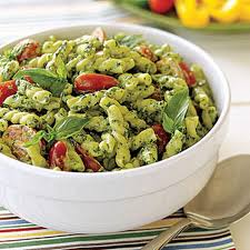 Pesto Pasta Salad Recipe Salads With Pesto Fresh Basil Fresh Parsley Garlic Cloves Lem Pesto Pasta Salad Recipe Cold Pasta Salad Recipes Summer Pasta Salad