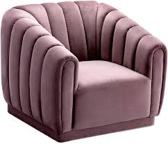 Chic Home Van Gogh Blush Club Chair Comfy Living Room Furniture Sitting Room Decor Chair