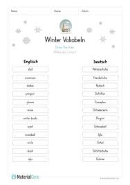 In der grundschule steht vor. Ein Kostenloses Arbeitsblatt Zum Thema Winter Auf Dem Die Schuler Deutsche Und Englische Wint Englisch Lernen Kinder Kostenlose Arbeitsblatter Englisch Lernen