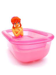 Evangelion Figure - 2004 Asuka Langley Bathtub Soap Dish - Sega 4