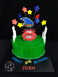 Adelaide Crows Footy Cake Chocolate Mud Cake With Chocolate Ganache Filling And Covered In Buttercream The Foo Caramel Mud Cake Teddy Cakes Chocolate Mud Cake