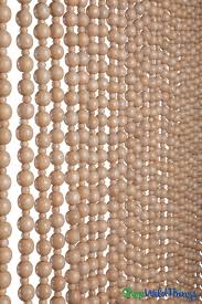 You can order these bead curtains with fabric mesh tops. Wooden Bead Curtain Hayward 35 X 78 31 Strands Beaded Curtains Door Beads Wooden Bead Curtain