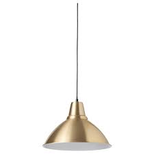 Ikea Foto Pendant Lamp Brass Color Gives A Directed Light Good For Lighting Dining Tab Brass Pendant Lamp Ikea Pendant Light Brass Pendant Lights Kitchen