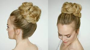 Up until now my hair was just too short to make a bun, hell— it can barely make a ponytail that i can attach a fake bun to! French Braid High Bun Missy Sue Youtube