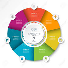 Circular Infographic Flow Chart Process Diagram Circle Or Pie