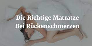 Warum die richtige matratze so wichtig ist. Die Richtige Matratze Bei Ruckenschmerzen Matratzen Guru