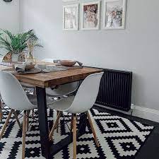 Ink + ivy 68 wide brown adjustable trestle dining table. 18 Gray Dining Room Design Ideas
