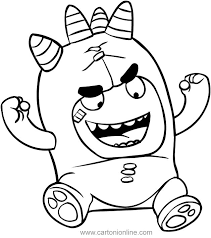 How to draw oddbods oddbods slick and pogo coloring pages for kids toddlers children youtube from i.ytimg.com get ideas for drawing ideas at howstuffworks. Fuse Of The Oddbods Coloring Page To Print Coloring Pages Coloring Books Coloring Pictures