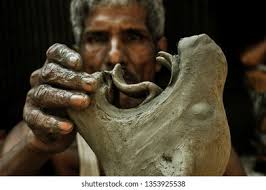 Soil Made Sculpture Royalty-Free Images, Stock Photos & Pictures