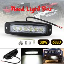 Get the best deals on front light bar mounts light bars. 232137274219 7inch 30w Cree Flush Mount Led Light Bar Flood Driving Work Reverse 12v24v 6 Buy Online At Best Prices In Bangladesh Daraz Com Bd