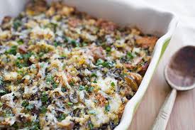 The recipe calls for fresh or dried morel mushrooms, which give the recipe its best flavor, but any type of mushroom, fresh or dried, should work well. Gluten Free Quinoa Wild Rice Dressing Stuffing