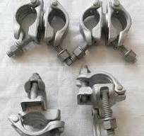 Hot Galvanized Forged Metal Double Coupler/Right Angle Clamp Fixed Layher  Scaffolding Pipes