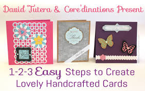 Taking the time to make a greeting card personally, lets the receiver know just how special they are to you. 1 2 3 Simple Steps To Beautiful Handmade Cards Happiness Is Homemade