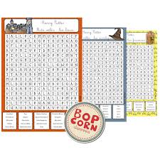 Mots Meles Harry Potter Pack 1 Harry Potter Potter Harry