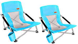 Clispeed low beach camping folding chair,low sling beach chair, ultralight backpacking chair with cup holder and carry bag for camping beach patio bbq picnic travel(low back). Nice C Low Beach Camping Folding Chair Ultralight Backpacking Chair With Cup Holder Carry Bag Compact Heavy Duty Outdoor Indoor 2 Pack Of Blue Walmart Com Walmart Com