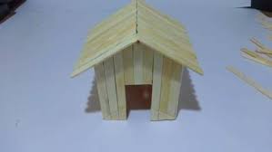 Rekomendasi yang ke dua adalah membuat rumah dari stik ice cream dalam bentuk kerangka yang unik. Cara Membuat Rumah Dari Stik Es Krim Beserta Gambarnya Sederhana Kreator Kerajinan
