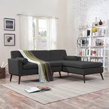 While many furniture brands now lean into this sleek style, joybird pieces have a certain edge. Sophia Mid Century Modern 2 Piece Fabric Sectional Sofa And Lounge Set Gdfstudio