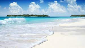 Blue Beach Wallpaper Hd Desktophdw Com Beach Wallpaper Beach Images Maldives Beach