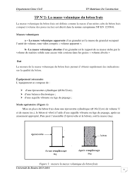 En pratique, la densité des bétons lourds est comprise entre 3,0 et 5,0. Masse Et Volume