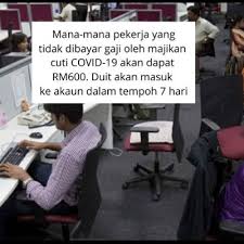 How to apply for financial assistance rm600 for workers who have to take a holiday baca ini ya. Hak Pekerja Ini Cara Untuk Tuntut Bantuan Rm600 Kerana Cuti Tanpa Gaji
