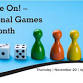 Game On! International Games Month (Grades 6 - 12) event in Yukon, OK