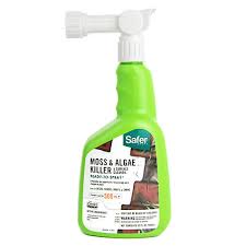Once with the front end of the spray, once with the middle, and once with the trailing edge. Moss Algae Killer Surface Cleaner Concentrate 32oz Hose End Sprayer Omri Listed Safer Brand 5324 6