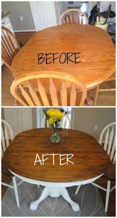 Top view with copy space. 27 White Round Kitchen Table Ideas Table Makeover Kitchen Table Redo Furniture