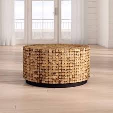 Nobles Coffee Table Drum Coffee Table Coffee Table Farmhouse Coffee Table Wood