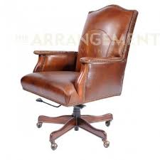 Tuscan Texas Desk Chair Full Grain Leather With Top Stitching In A Wonderful Cognac Tone Let This Executi Western Furniture Luxury Office Furniture Furniture