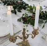 Bougeoir ancien et chandelier ancien | Villa Brieg