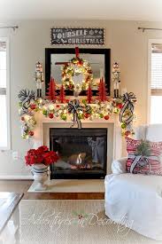Fireplace Christmas Decor Ideas Ohmeohmy Blog Christmas Fireplace Holiday Mantel Christmas Mantel Decorations