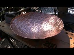 So many times bloggers are inspired by pretty pictures in magazines, but this time woman's day magazine was inspired by this project to make their own birdbath. How To Make A Copper Bowl Hammering With Rob Youtube