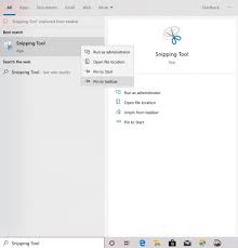 Black And White Taskbar Icons Windows 10 How To Get Snipping Tool On Taskbar In Windows 10 Snipping Tool Windows 10 Windows