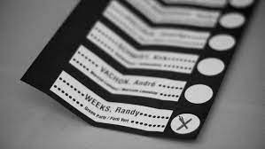 The voters' lists used during federal elections and referendums are produced from the national register of electors by a neutral agency of parliament called elections canada. File 2008 Ballot Canada Jpg Wikimedia Commons