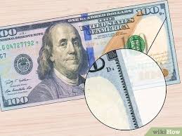 One hundred dollar bill template front printable. 4 Ways To Detect Counterfeit Us Money Wikihow