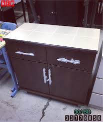 For Sale Wood Buffet Cabinet Size 80x40x90 Brown Color New Made In Malaysia Price 30 Bd للبيع مكتبة مطبخ خشب من Wood Buffet Buffet Cabinet Cabinet