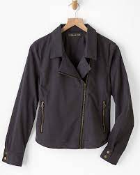 Organic Cotton Moto Jacket Garnet Hill Jackets Moto Jacket Organic Cotton