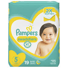 pampers swaddlers diapers size 5