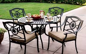 Our diverse inventory includes numerous styles, sizes, and shapes. Patio Furniture Cast Aluminum Dining Set 48 Round Table 5 Pc Ten Star