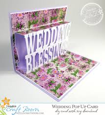 1 piece of 8.1/2 x 5.7/8 card for the bottom page. Diy Wedding Pop Up Card Instant Svg Download Pazzles Craft Room