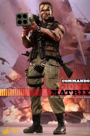 Hot Toys Commando John Matrix Arnold Schwarzenegger Hot Toys Schwarzenegger