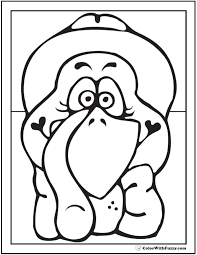 It can play up your features, give you a healthy glow, and even slim your face. 30 Turkey Coloring Pages Digital Interactive Thanksgiving Printables