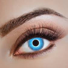 Verwandle deine augen in sekundenschnelle mit den braunen kontaktlinsen! Farbige Kontaktlinsen Blue Fire Dark Ages
