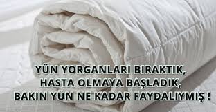 Köylerde halen yün yorganlar kullanılsa da şehirlerde şimdi moda mikrofiber yorganlar! Yun Yorganlari Biraktik Hasta Olmaya Basladik Bakin Yun Ne Kadar Faydaliymis