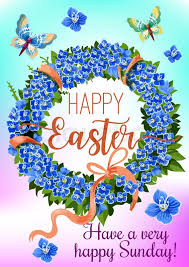 May it linger in your heart forever. Easter Wreath Of Spring Flowers Stock Vector Colourbox